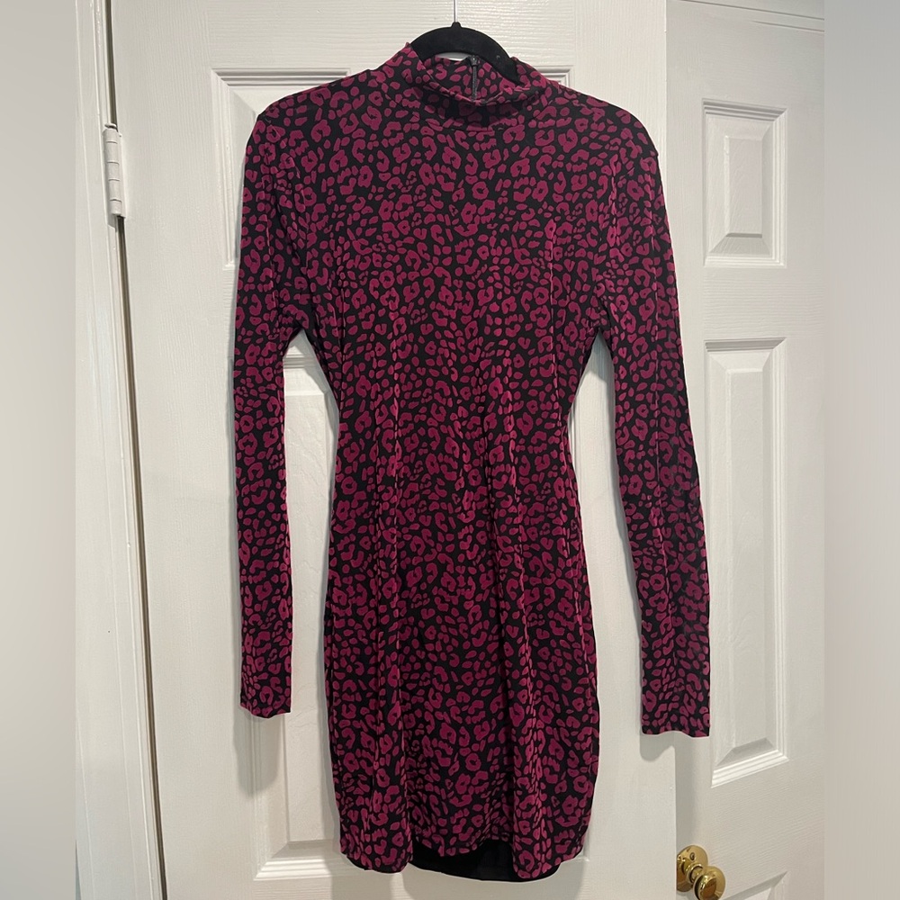 NBD velvet cutout dress
